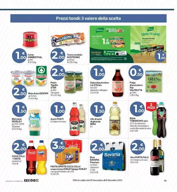 Prezzi tondi da 28 novembre a 8 gennaio di 2025 - Pagina del volantino 5