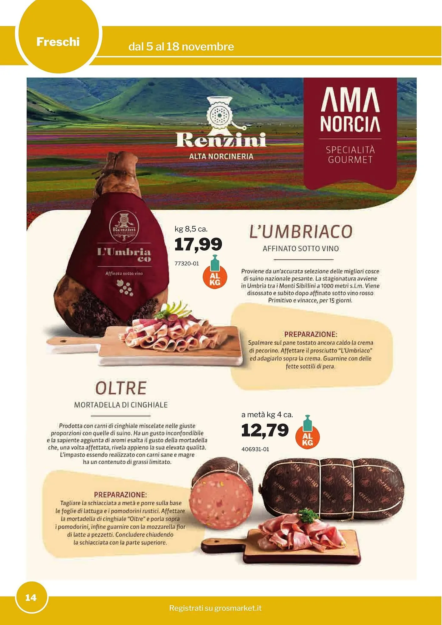 Volantino GrosMarket da 5 novembre a 18 novembre di 2025 - Pagina del volantino 14