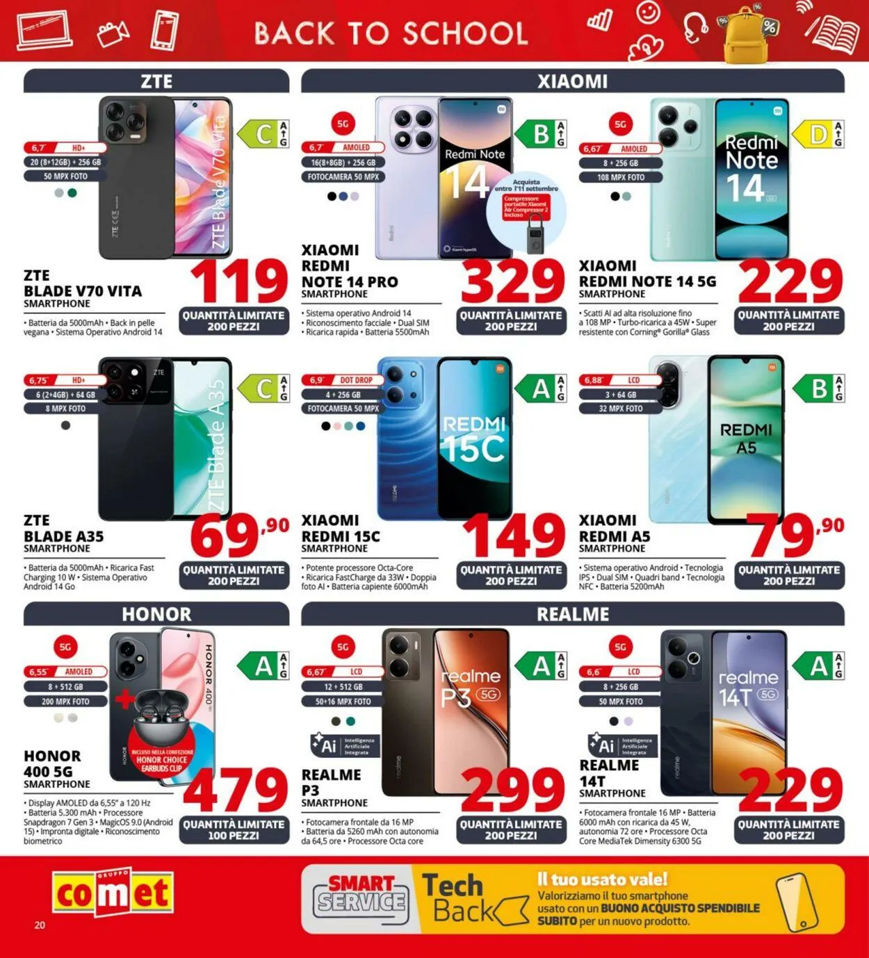 Comet Volantino attuale da 22 agosto a 11 settembre di 2025 - Pagina del volantino 20