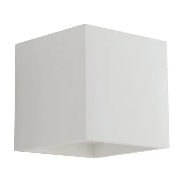 Applique moderno in gesso Rubik bianco 1X G9 INSPIRE