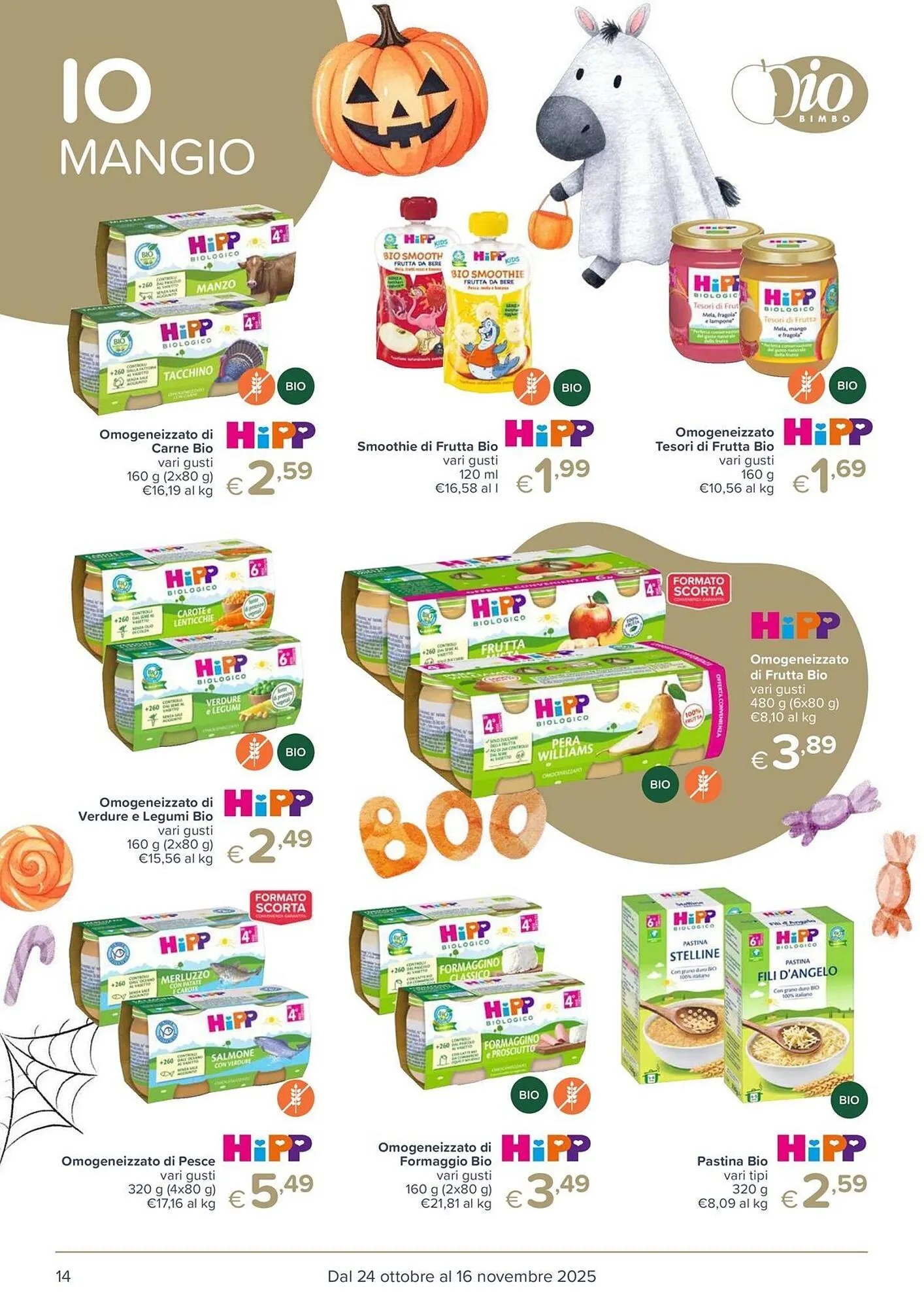 Volantino Io Bimbo da 24 ottobre a 16 novembre di 2025 - Pagina del volantino 14