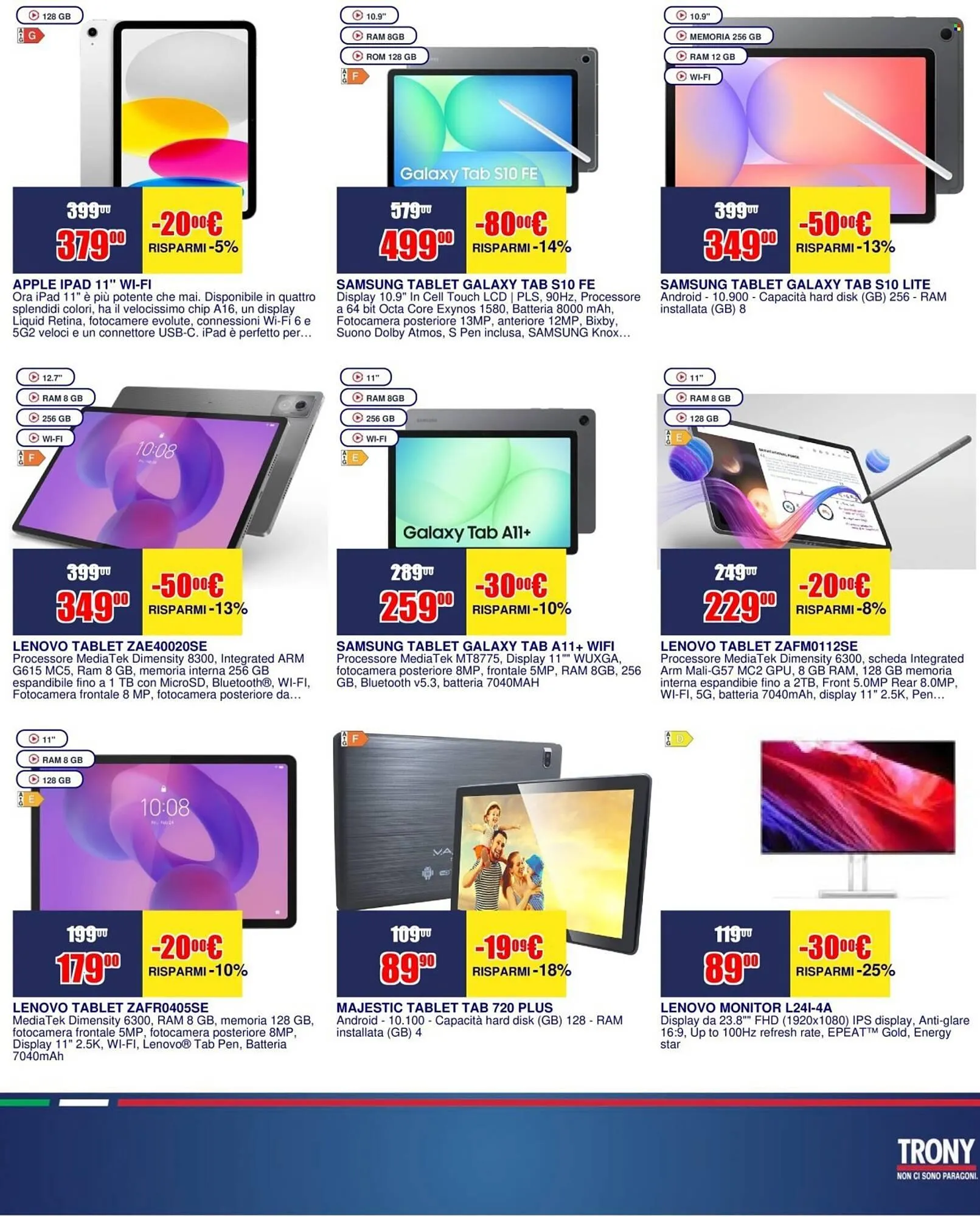Volantino Trony da 16 aprile a 27 aprile di 2026 - Pagina del volantino 19