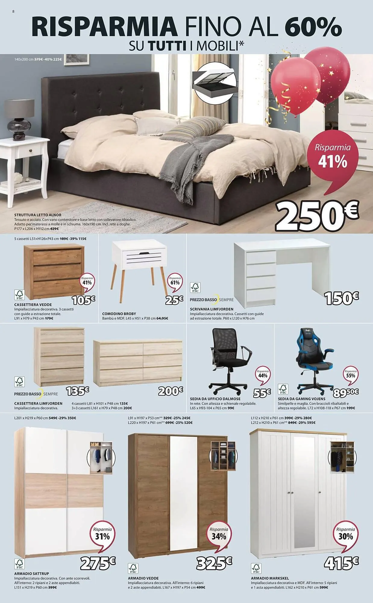 Volantino JYSK da 8 marzo a 13 marzo di 2024 - Pagina del volantino 8