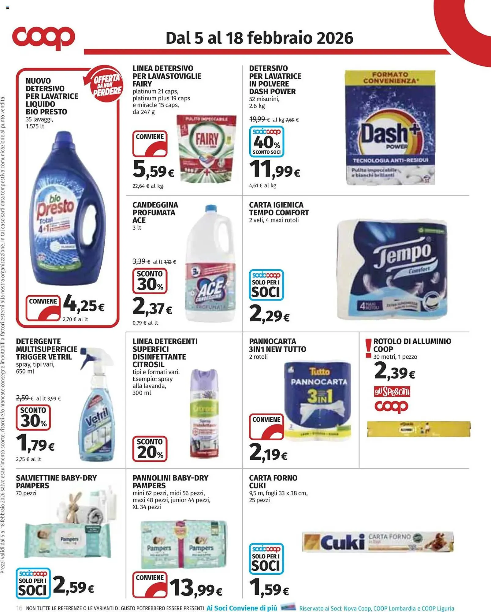 Volantino Coop da 5 febbraio a 18 febbraio di 2026 - Pagina del volantino 16