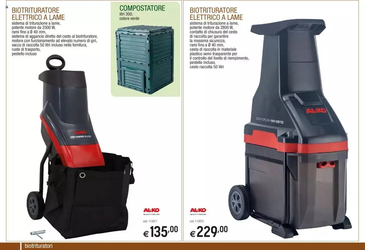 Brico OK - Catalogo macchine da giardino da 24 aprile a 31 dicembre di 2023 - Pagina del volantino 22