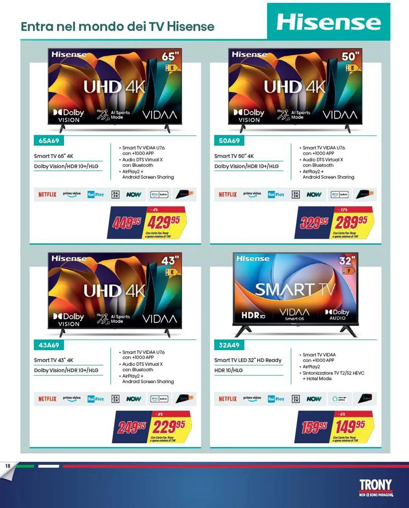 Volantino Trony da 27 dicembre a 14 gennaio di 2026 - Pagina del volantino 18