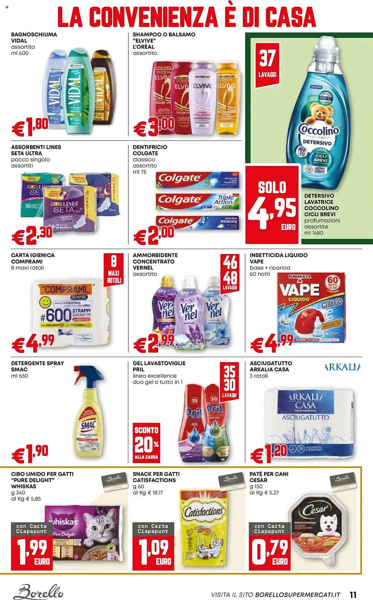 Volantino Borello Supermercati da 10 luglio a 23 luglio di 2025 - Pagina del volantino 11