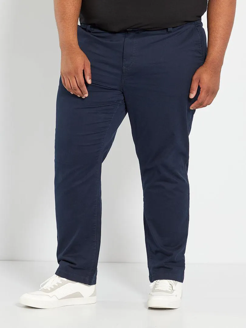 Pantaloni chino dritti L30 - blu