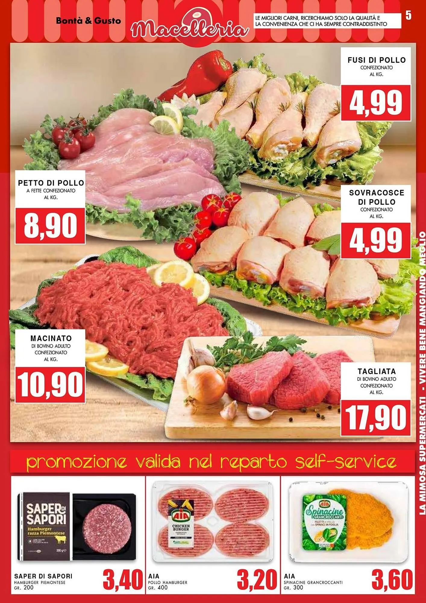 Volantino La Mimosa Supermercati da 25 agosto a 7 settembre di 2025 - Pagina del volantino 5