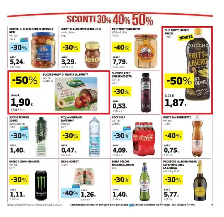 Sconti 30% 40% 50% da 27 marzo a 9 aprile di 2025 - Pagina del volantino 7