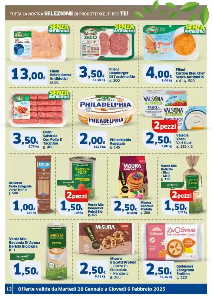 Prezzi tondi da 28 gennaio a 6 febbraio di 2025 - Pagina del volantino 12