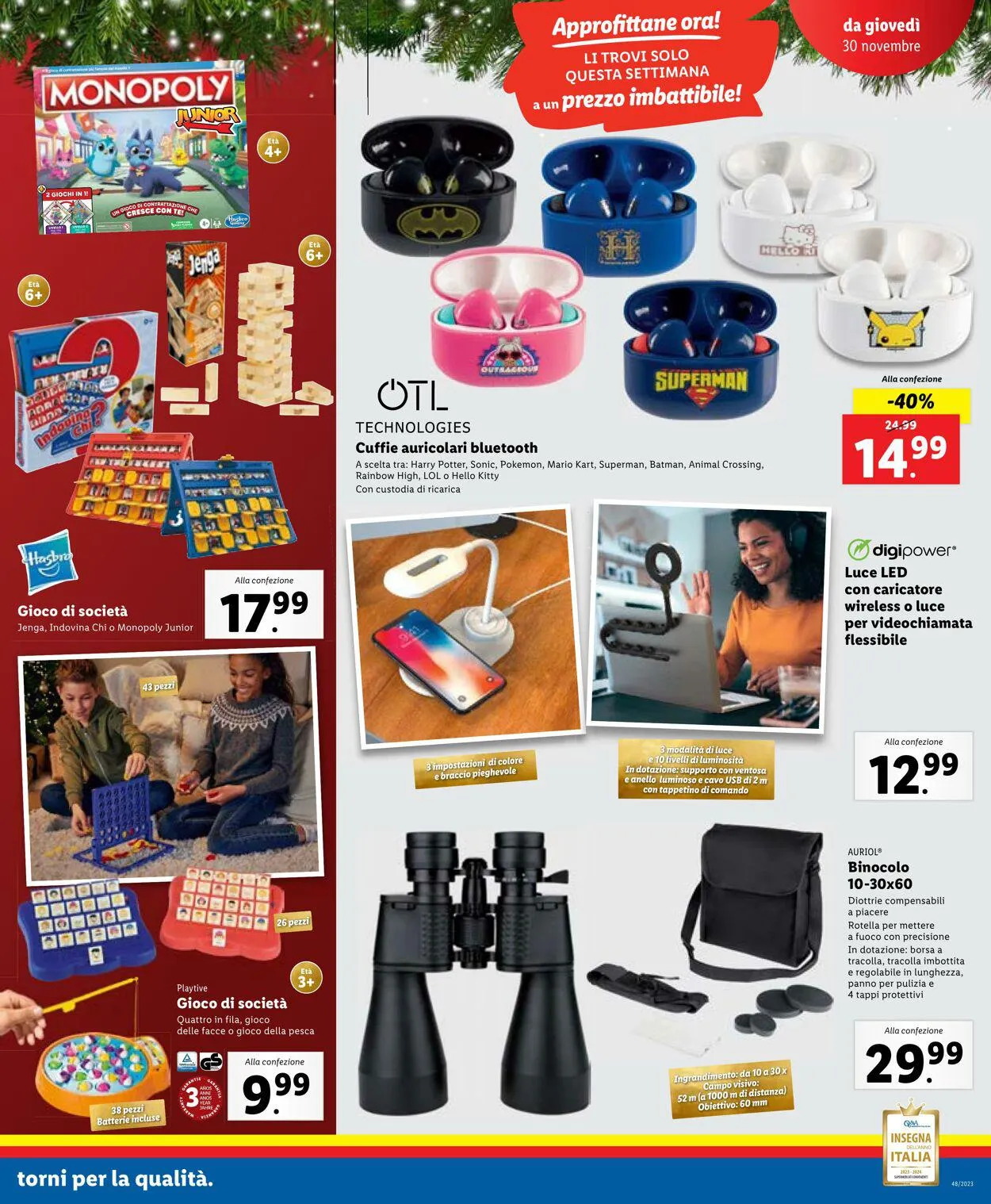 Lidl Volantino attuale da 27 novembre a 3 dicembre di 2023 - Pagina del volantino 39