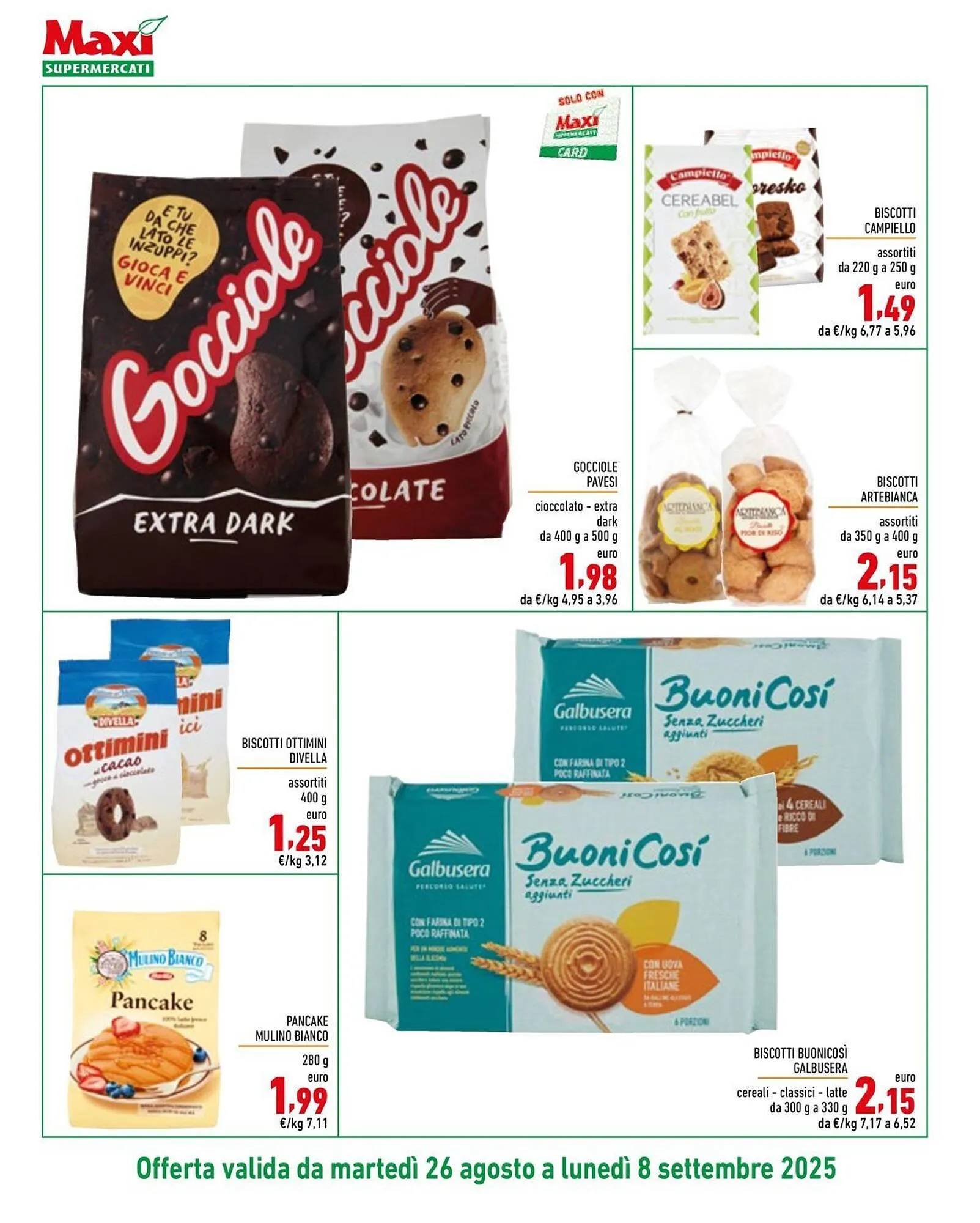 Volantino Maxi Supermercati da 26 agosto a 8 settembre di 2025 - Pagina del volantino 10