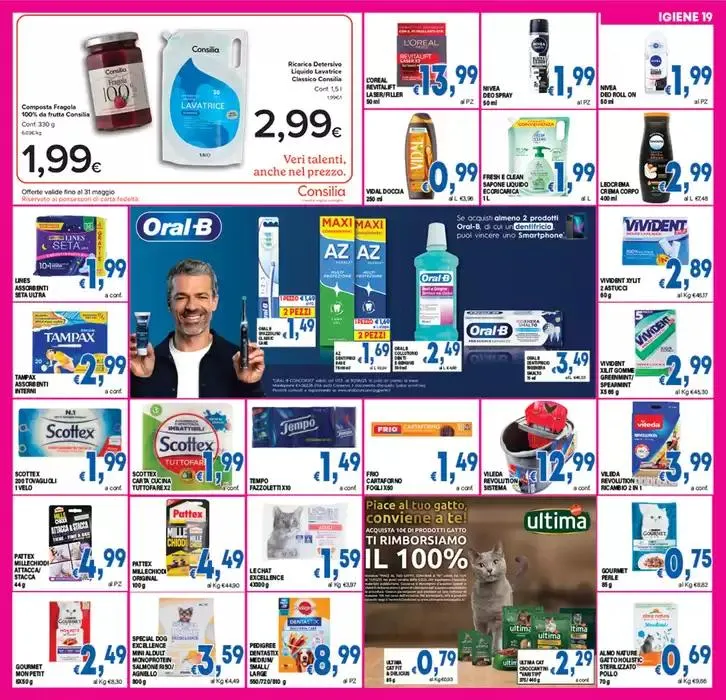 1+1 uno lo paghi, l'altro è gratis! da 2 maggio a 13 maggio di 2025 - Pagina del volantino 19