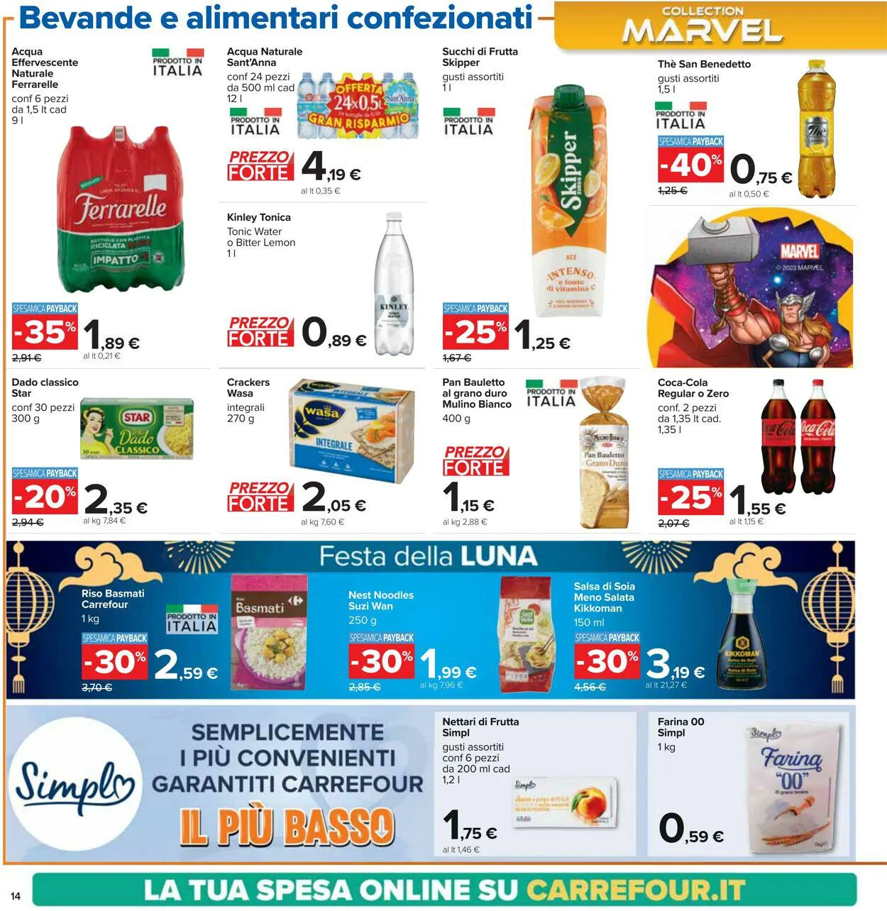 Carrefour Volantino attuale da 25 settembre a 8 ottobre di 2023 - Pagina del volantino 14