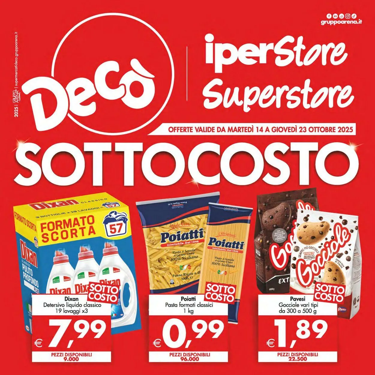 Deco Volantino attuale da 14 ottobre a 23 ottobre di 2025 - Pagina del volantino 1