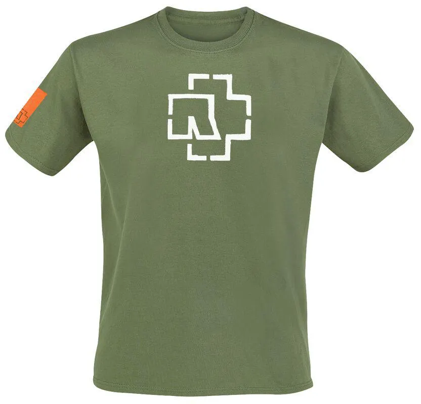 Logo | T-Shirt | verde oliva | Rammstein