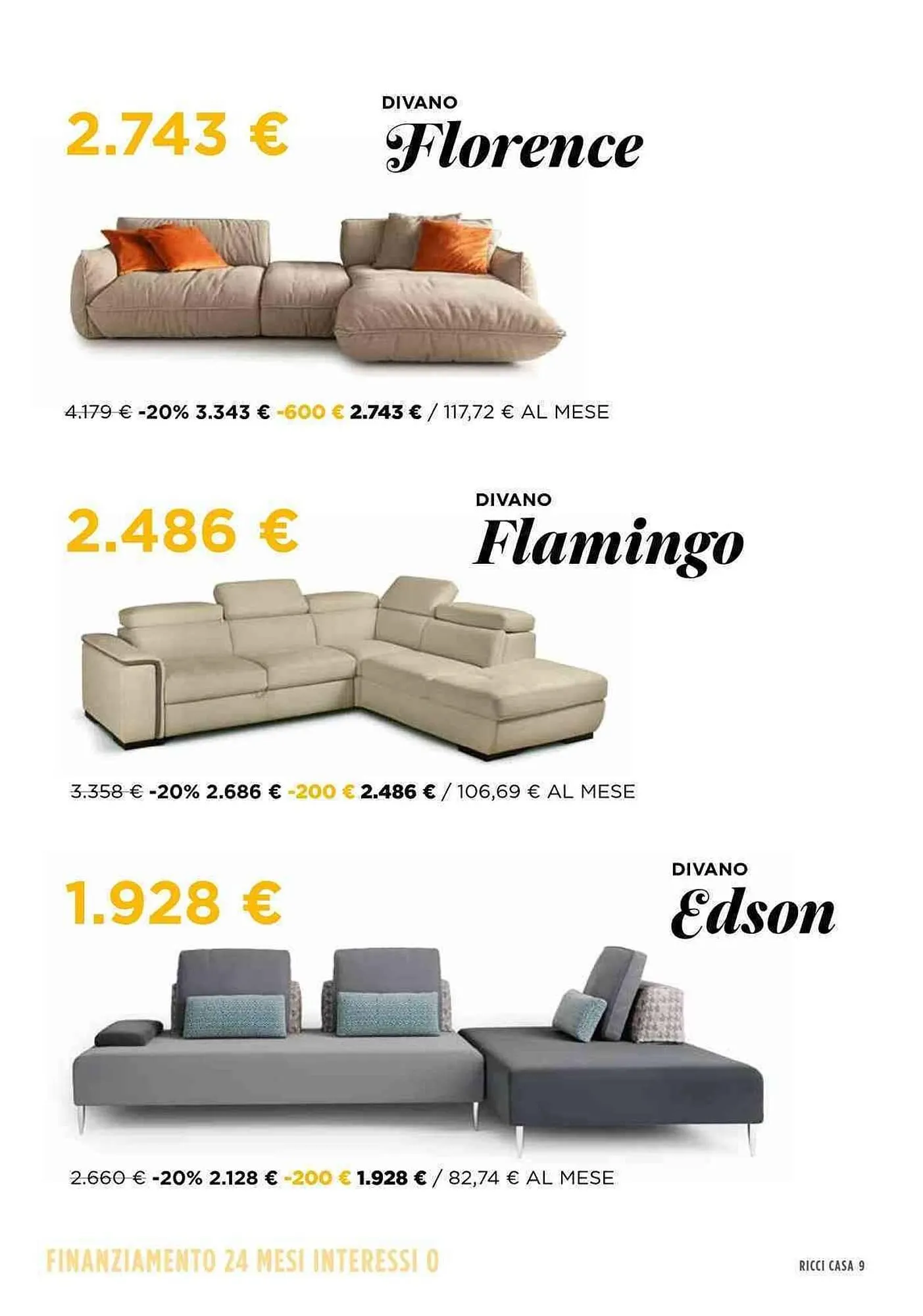 Volantino Ricci Casa da 3 giugno a 29 giugno di 2025 - Pagina del volantino 9