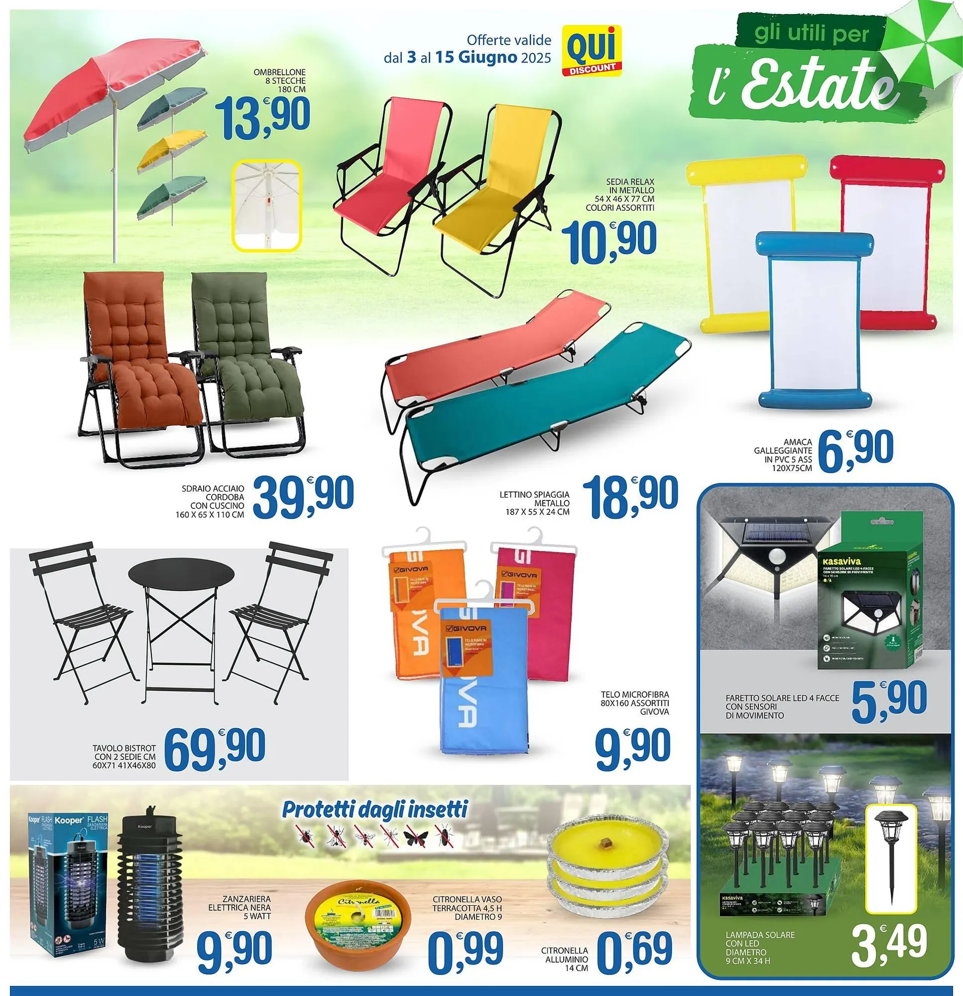 Volantino Qui Discount da 3 giugno a 15 giugno di 2025 - Pagina del volantino 11