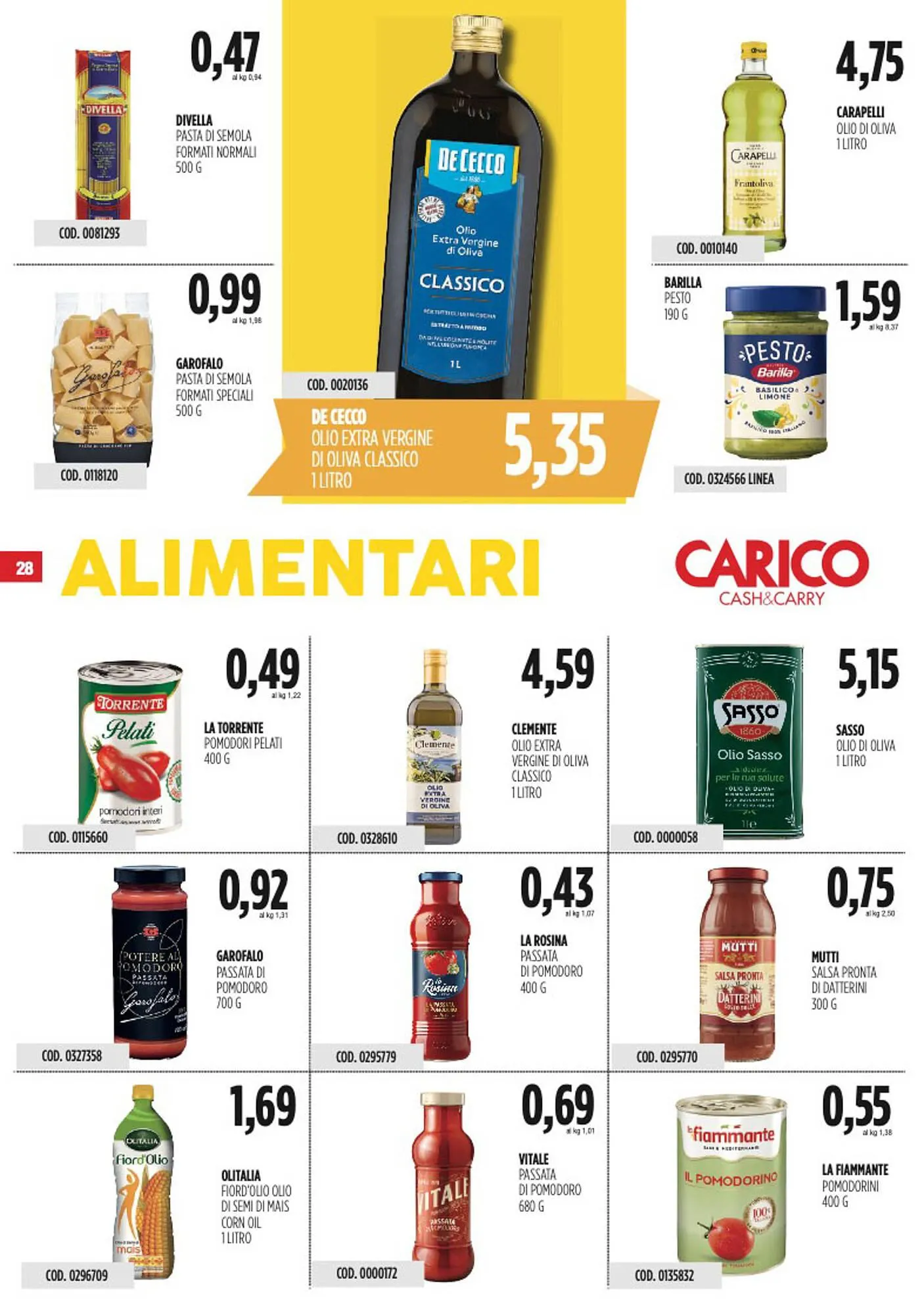 Volantino Carico Cash & Carry da 22 maggio a 4 giugno di 2025 - Pagina del volantino 28