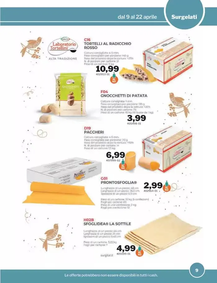 Promozioni da 9 aprile a 22 aprile di 2025 - Pagina del volantino 9