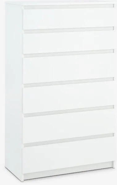 Cassettiera 6 cassetti TANGE bianco