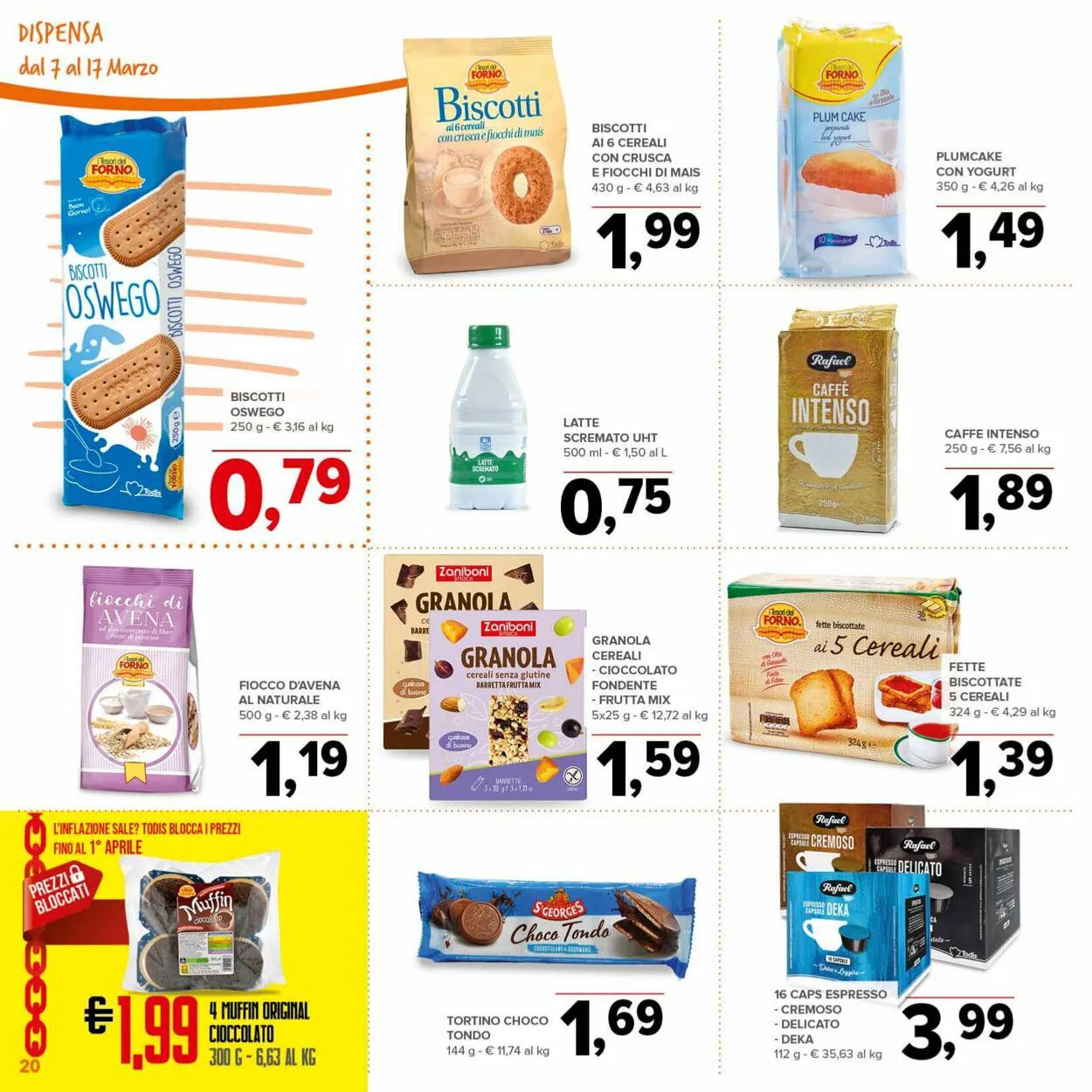 Todis Volantino attuale da 6 marzo a 20 marzo di 2024 - Pagina del volantino 20
