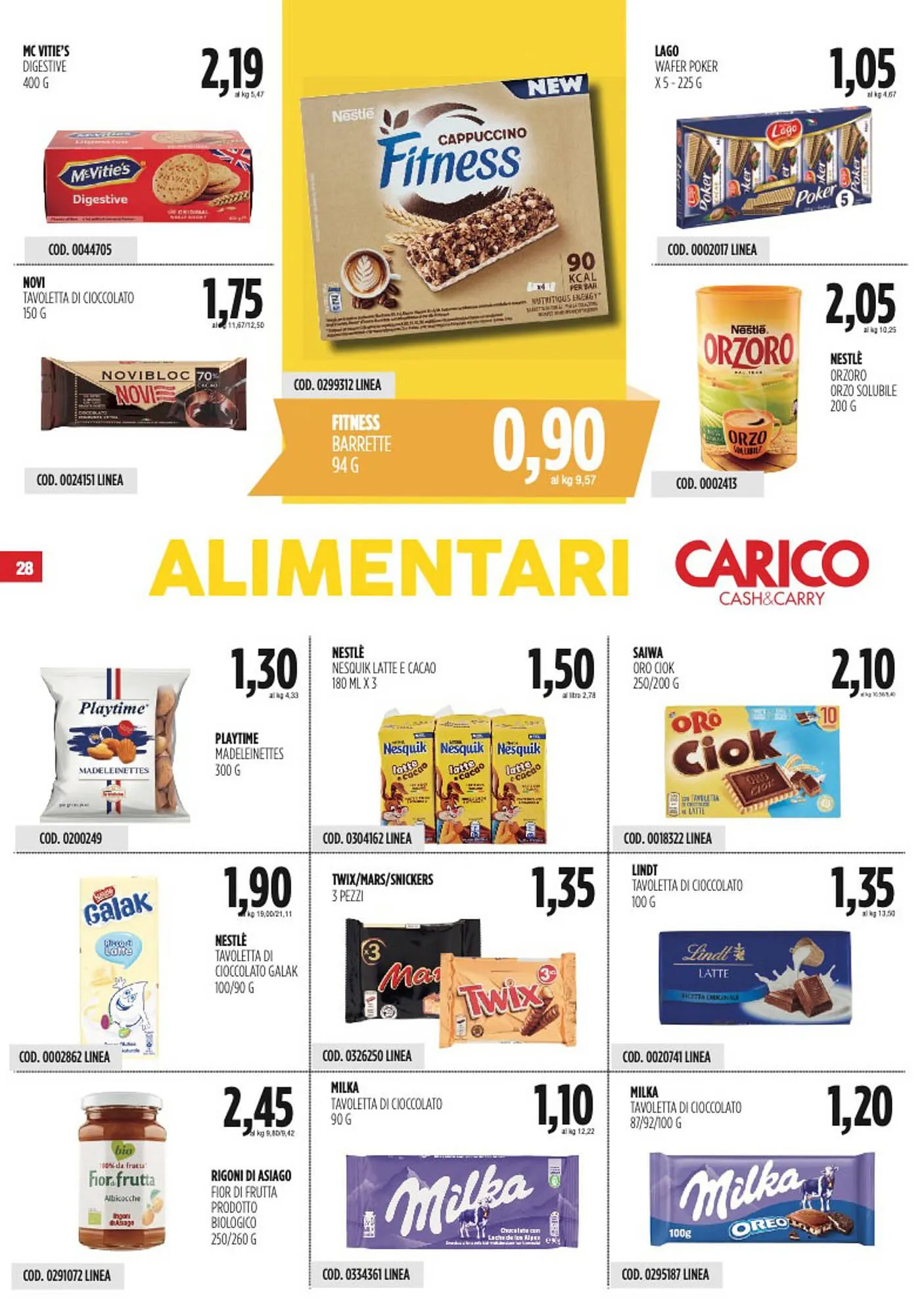 Volantino Carico Cash & Carry da 25 settembre a 8 ottobre di 2025 - Pagina del volantino 28