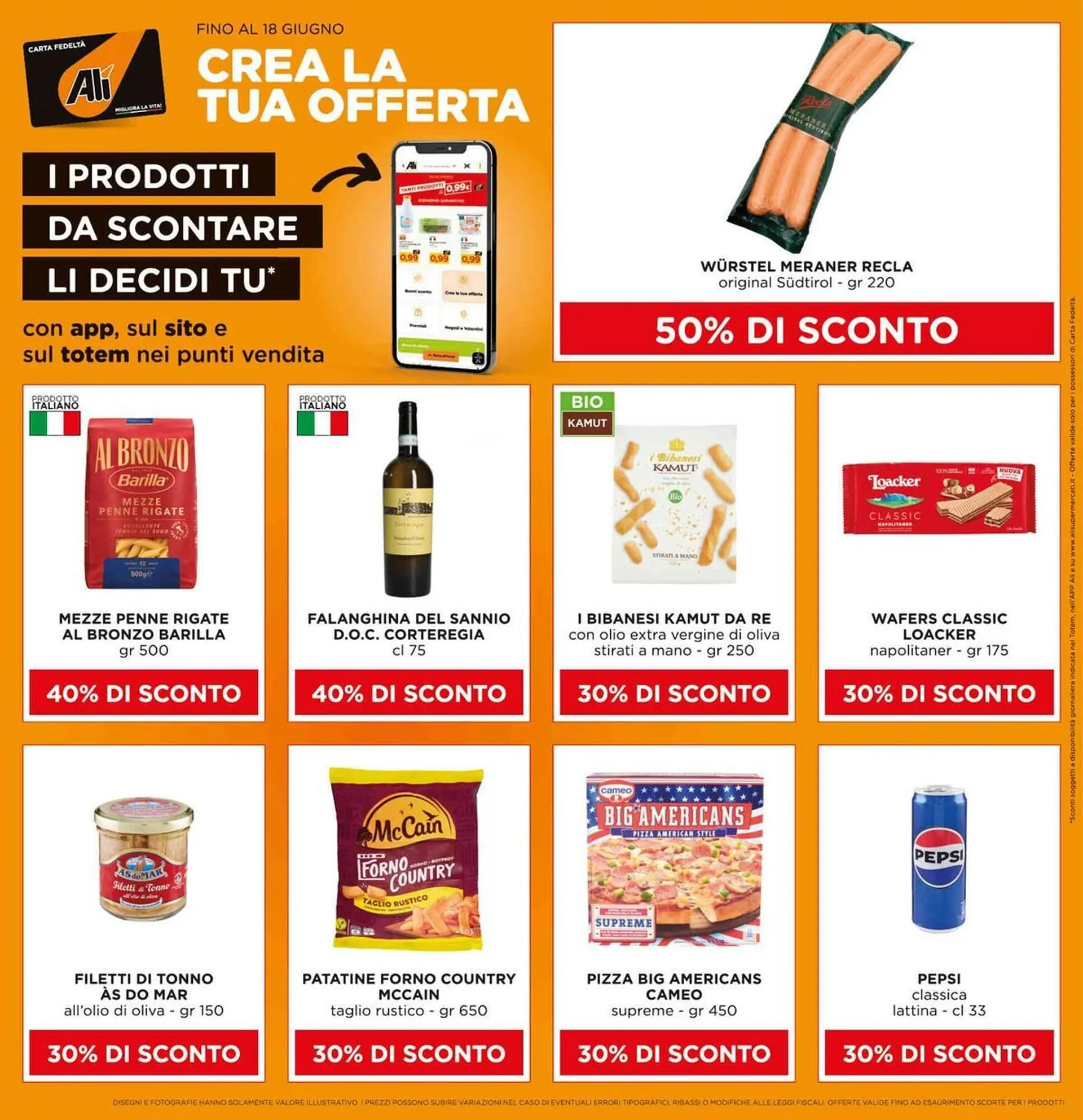 Volantino Alì Supermercati da 5 giugno a 18 giugno di 2025 - Pagina del volantino 18