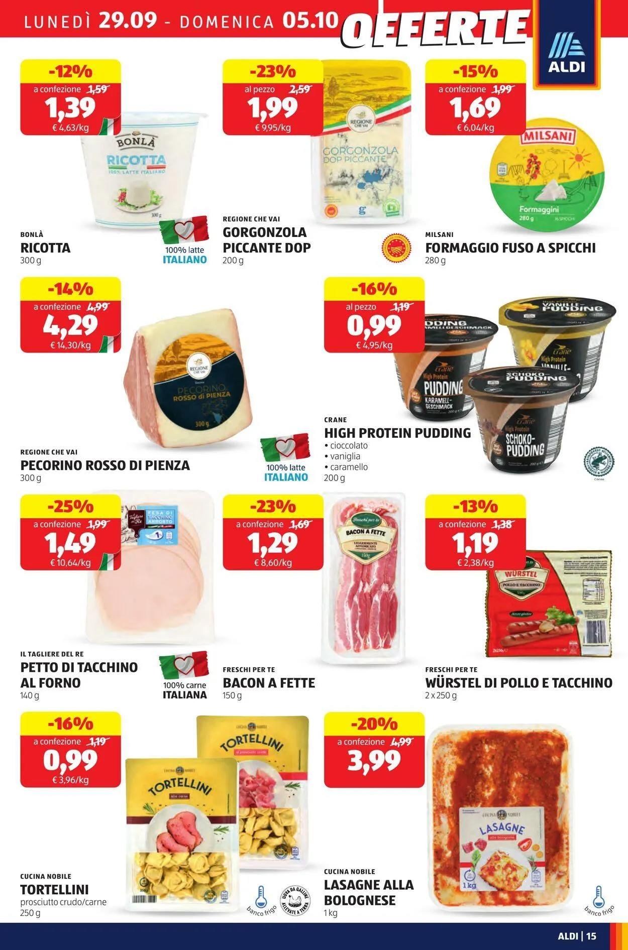 Aldi Volantino attuale da 29 settembre a 5 ottobre di 2025 - Pagina del volantino 15