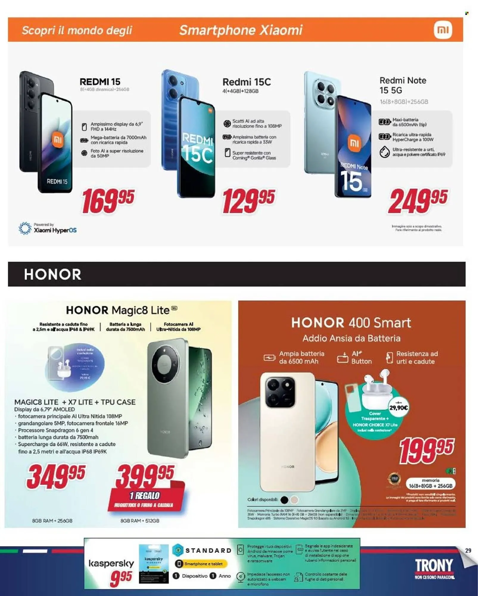 Volantino Trony da 9 aprile a 29 aprile di 2026 - Pagina del volantino 29