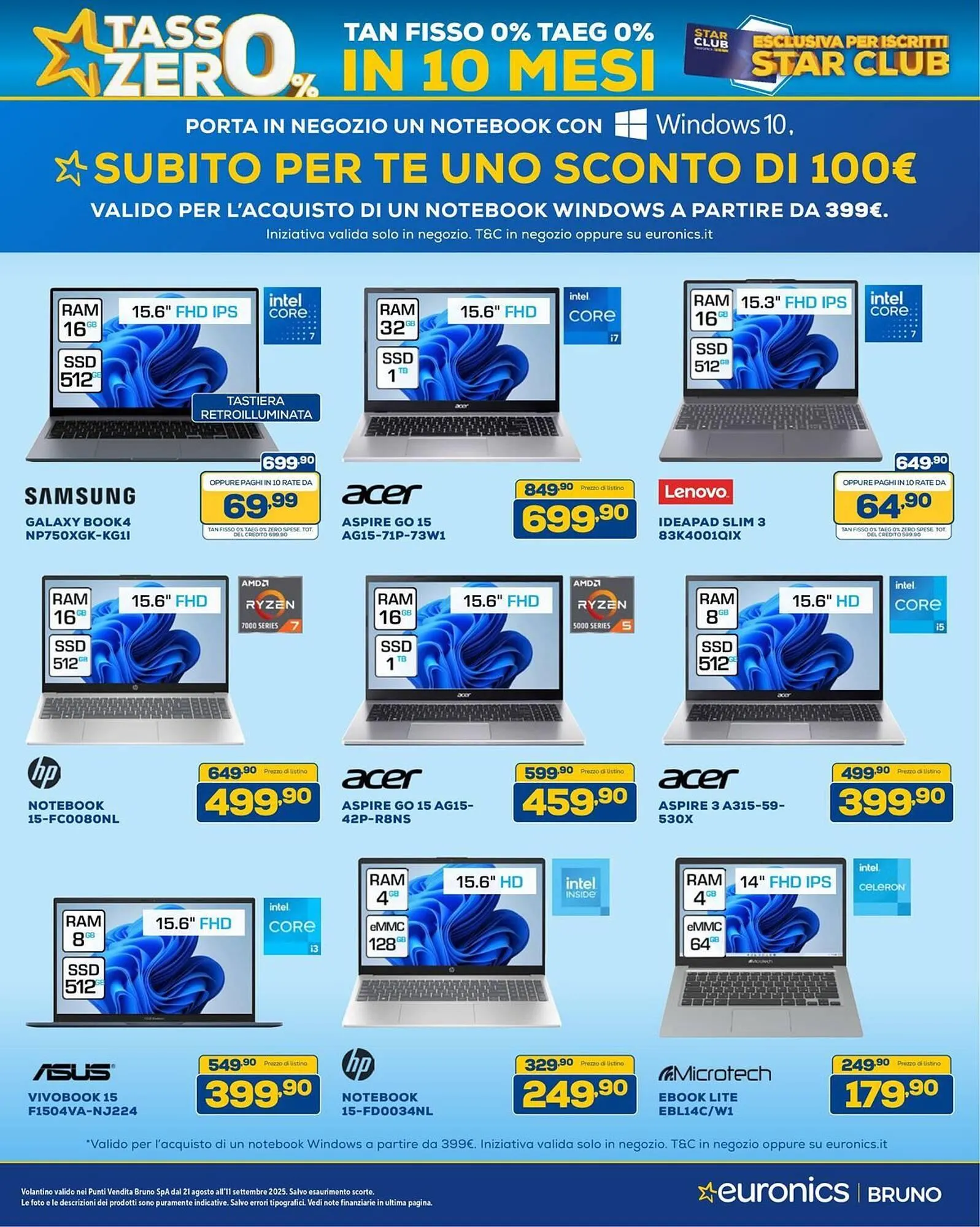 Volantino Euronics da 21 agosto a 11 settembre di 2025 - Pagina del volantino 4