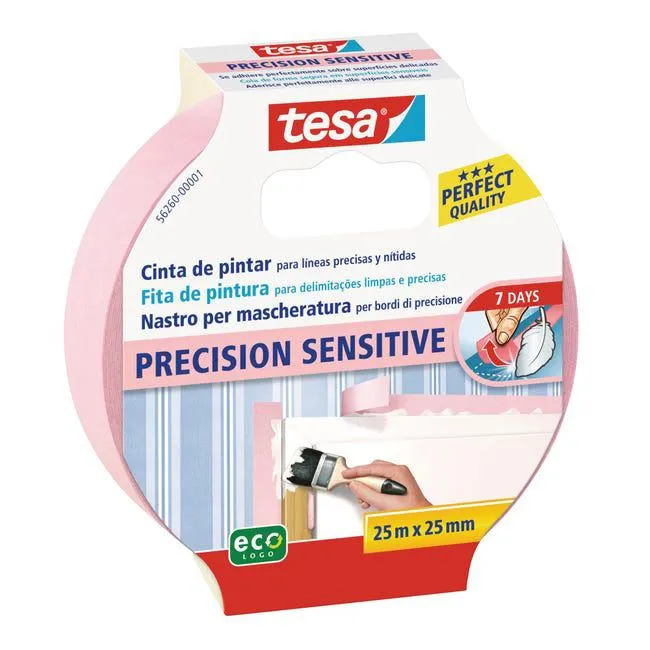 Nastro per mascheratura TESA Precision Sensitive 25 m x 25 mm superfici delicate Vedi i dettagli del prodotto