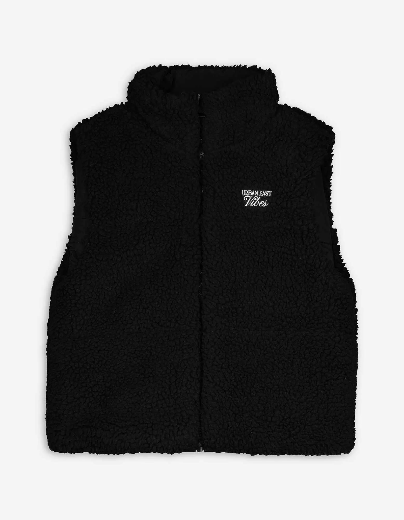 Gilet trapuntato - Double face - nero