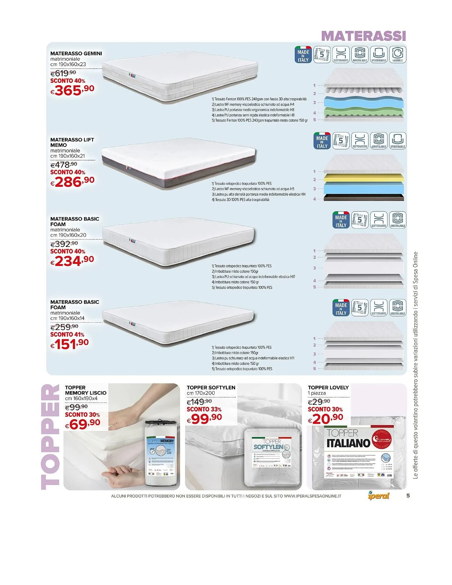 Volantino Iperal da 27 dicembre a 28 gennaio di 2025 - Pagina del volantino 5