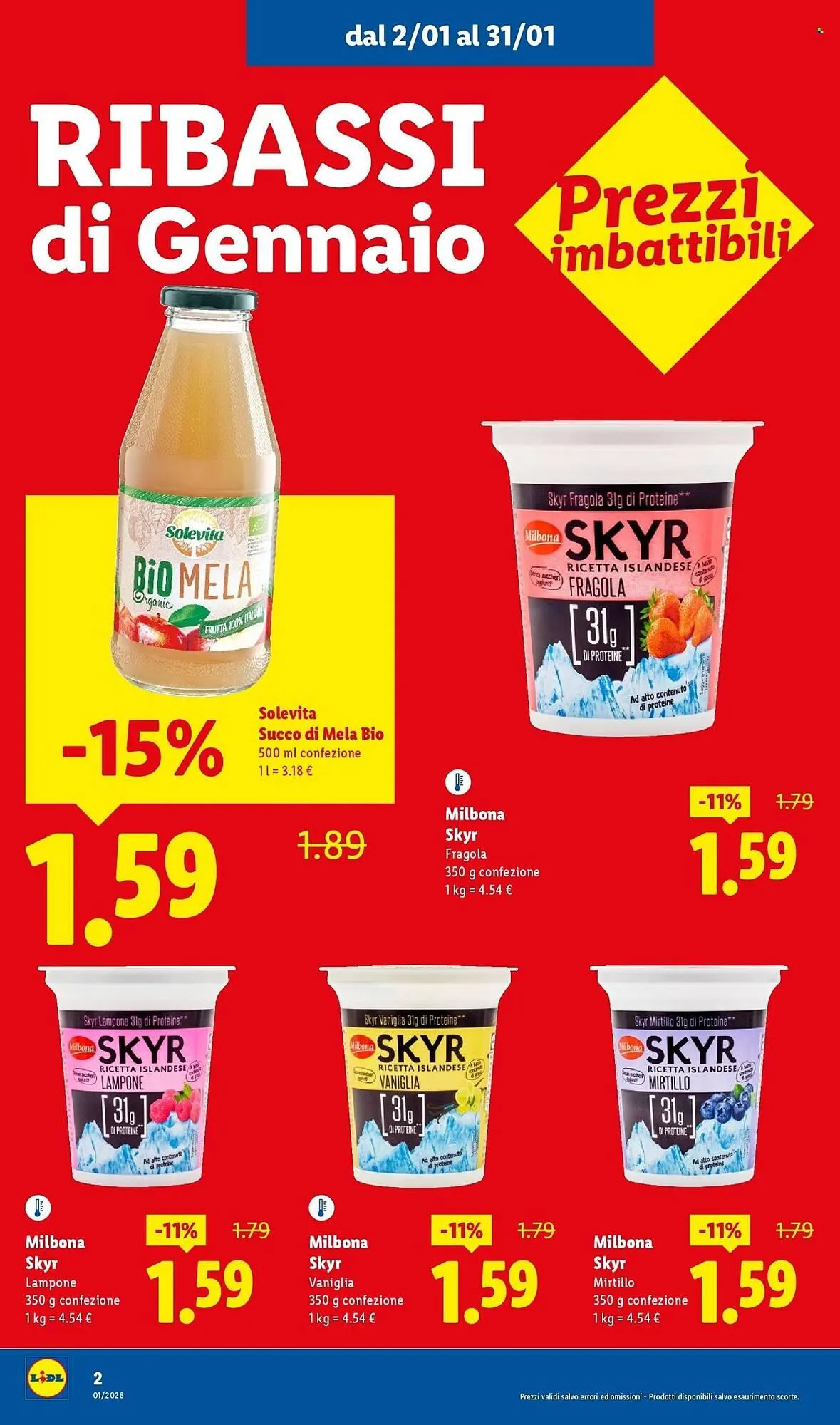Volantino Lidl da 2 gennaio a 31 gennaio di 2026 - Pagina del volantino 2
