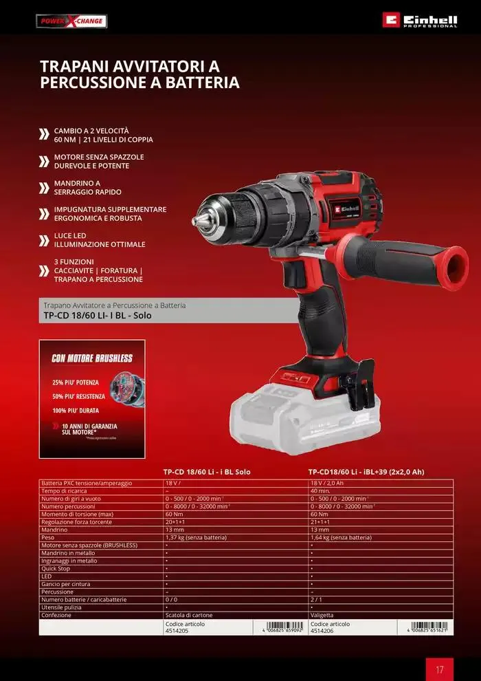 Elettroutensili 2025 da 11 febbraio a 31 dicembre di 2025 - Pagina del volantino 17