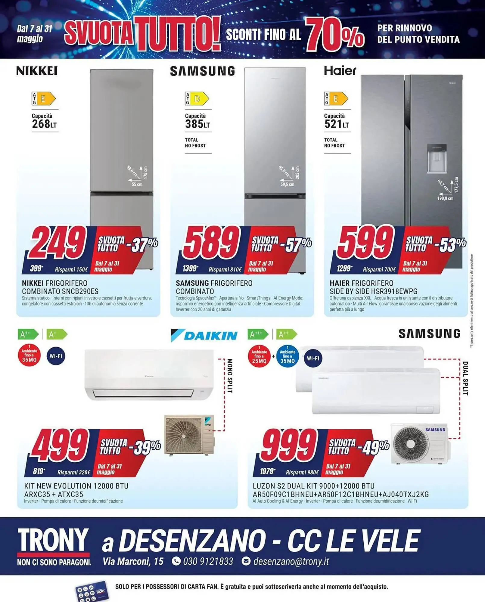 Volantino Trony da 7 maggio a 17 maggio di 2026 - Pagina del volantino 8