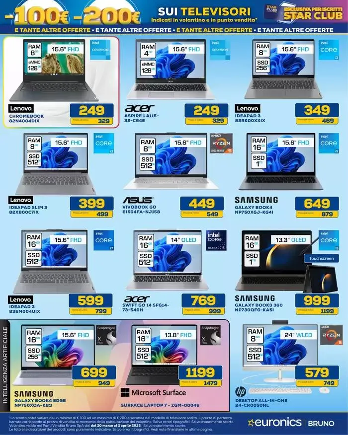 Star Bonus continua -100 euro da 20 marzo a 2 aprile di 2025 - Pagina del volantino 18