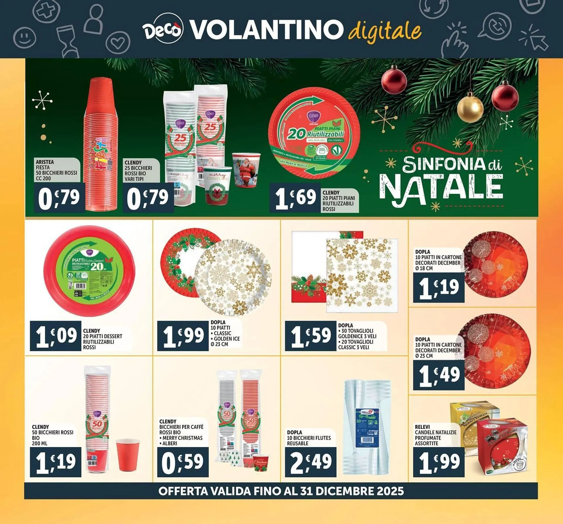 Volantino Deco Market da 15 dicembre a 25 dicembre di 2025 - Pagina del volantino 31