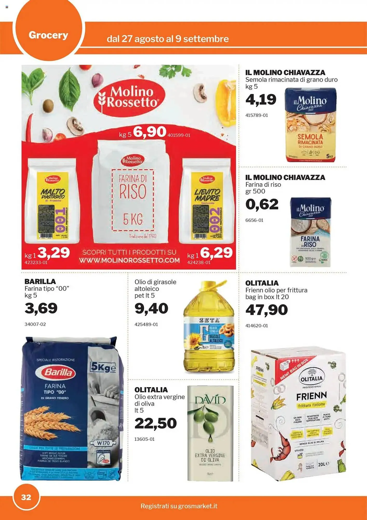 Volantino GrosMarket da 27 agosto a 9 settembre di 2025 - Pagina del volantino 32