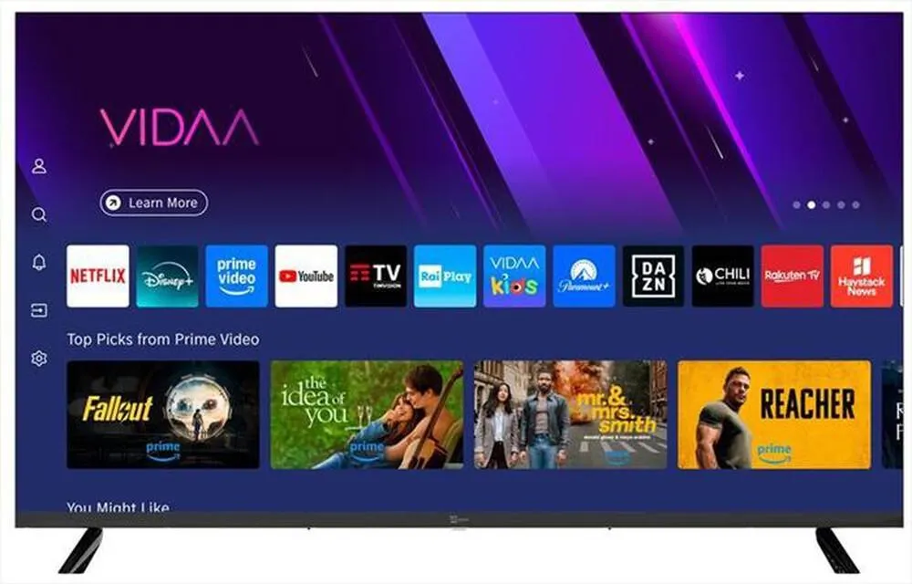 TELESYSTEM - Smart TV Q-LED UHD 4K 43" TS43 FLQLED SMV15F-BLACK