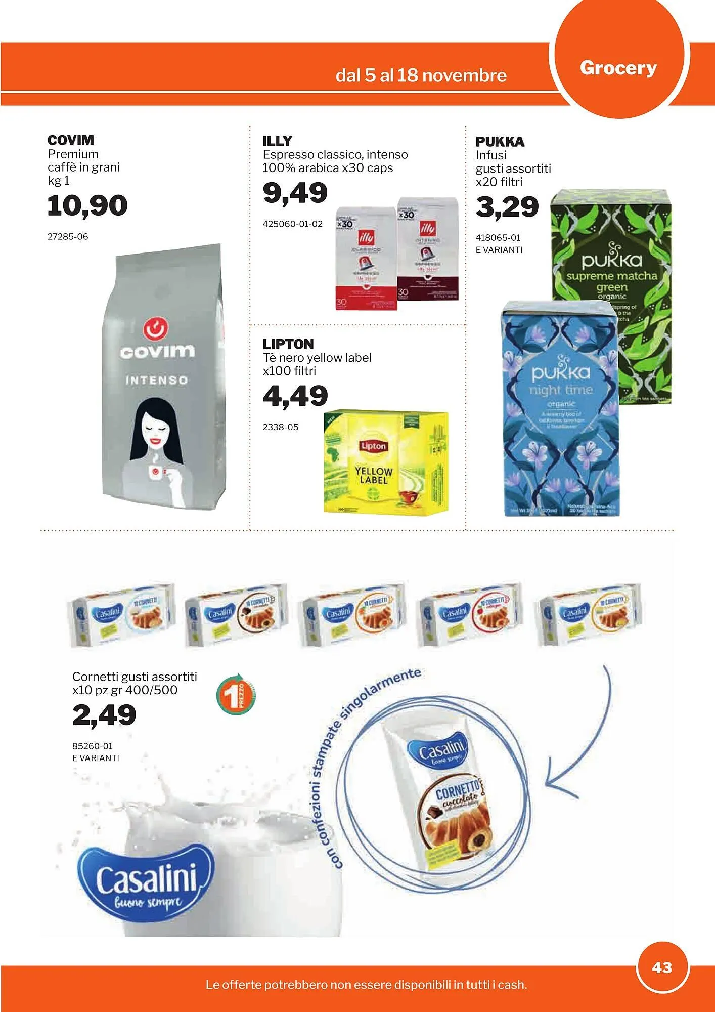 Volantino GrosMarket da 5 novembre a 18 novembre di 2025 - Pagina del volantino 43