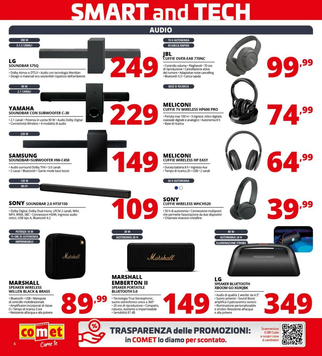 Comet Volantino attuale da 11 ottobre a 25 ottobre di 2023 - Pagina del volantino 6