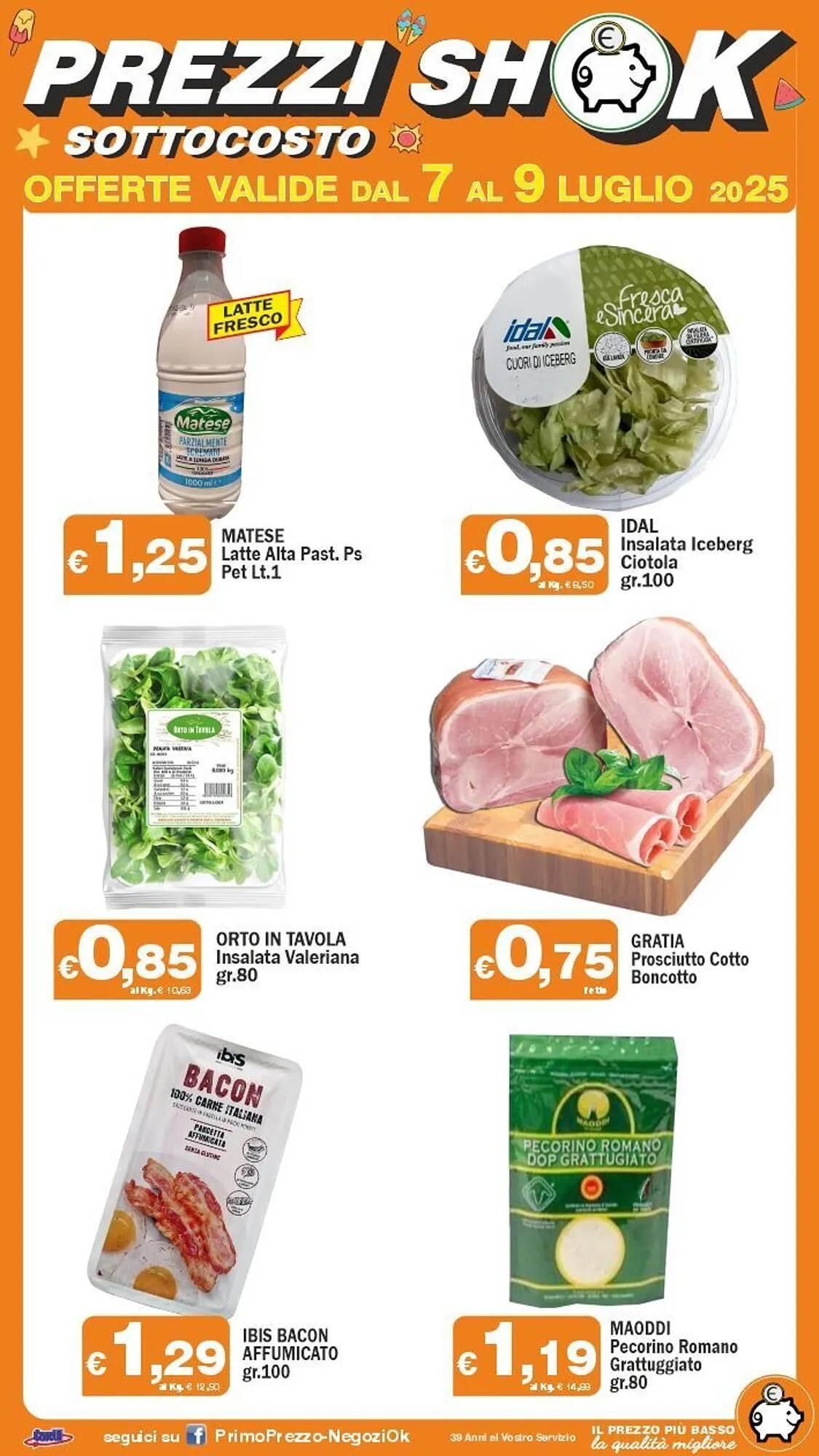 Volantino Primo Prezzo da 7 luglio a 9 luglio di 2025 - Pagina del volantino 1