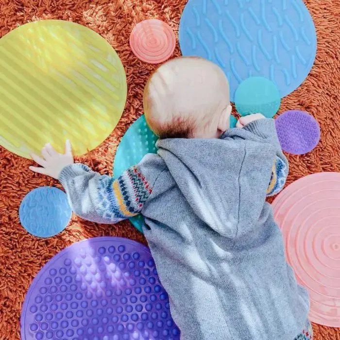 Dischi sensoriali in silicone - 10 pezzi