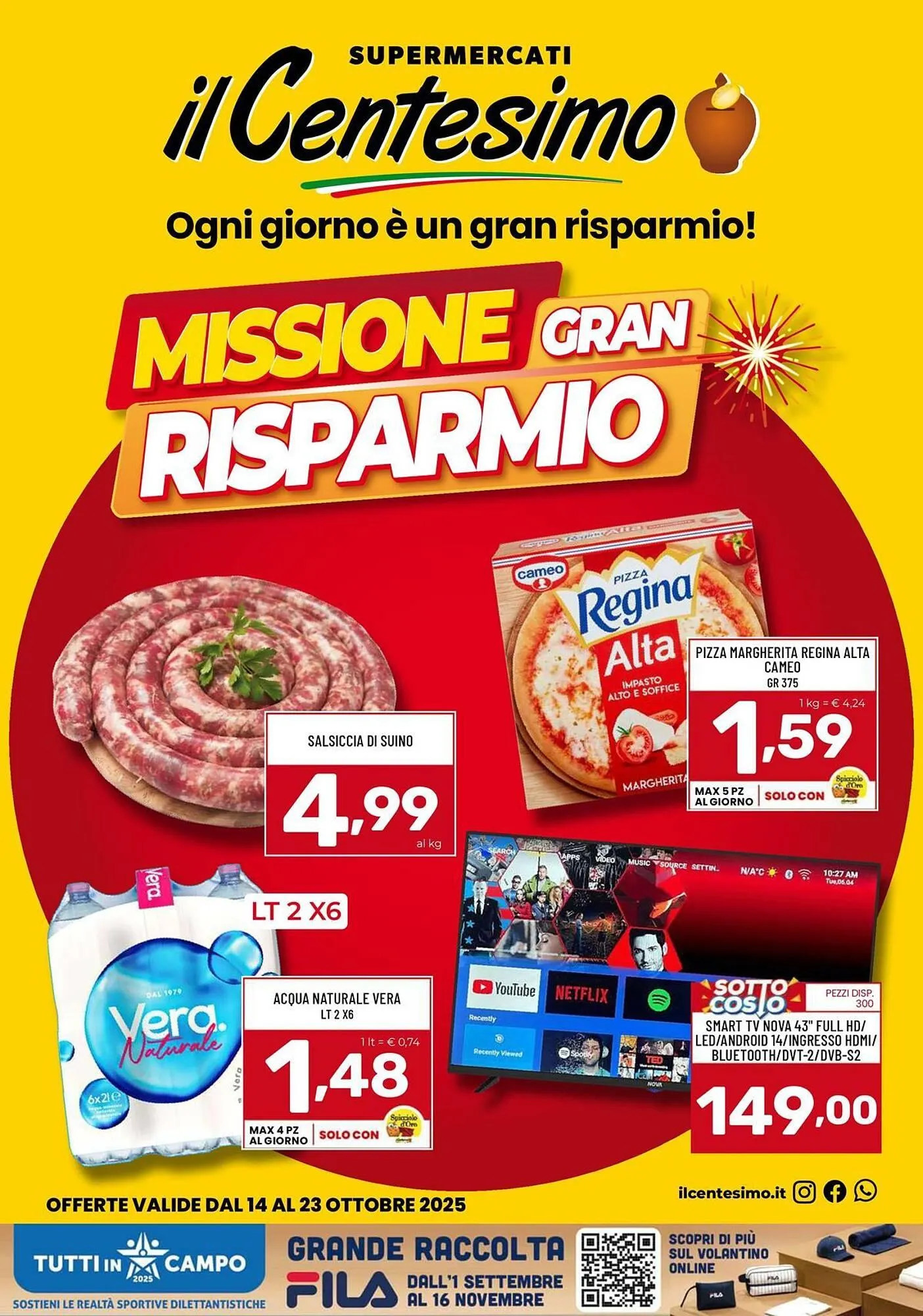 Volantino Il Centesimo da 14 ottobre a 23 ottobre di 2025 - Pagina del volantino 1