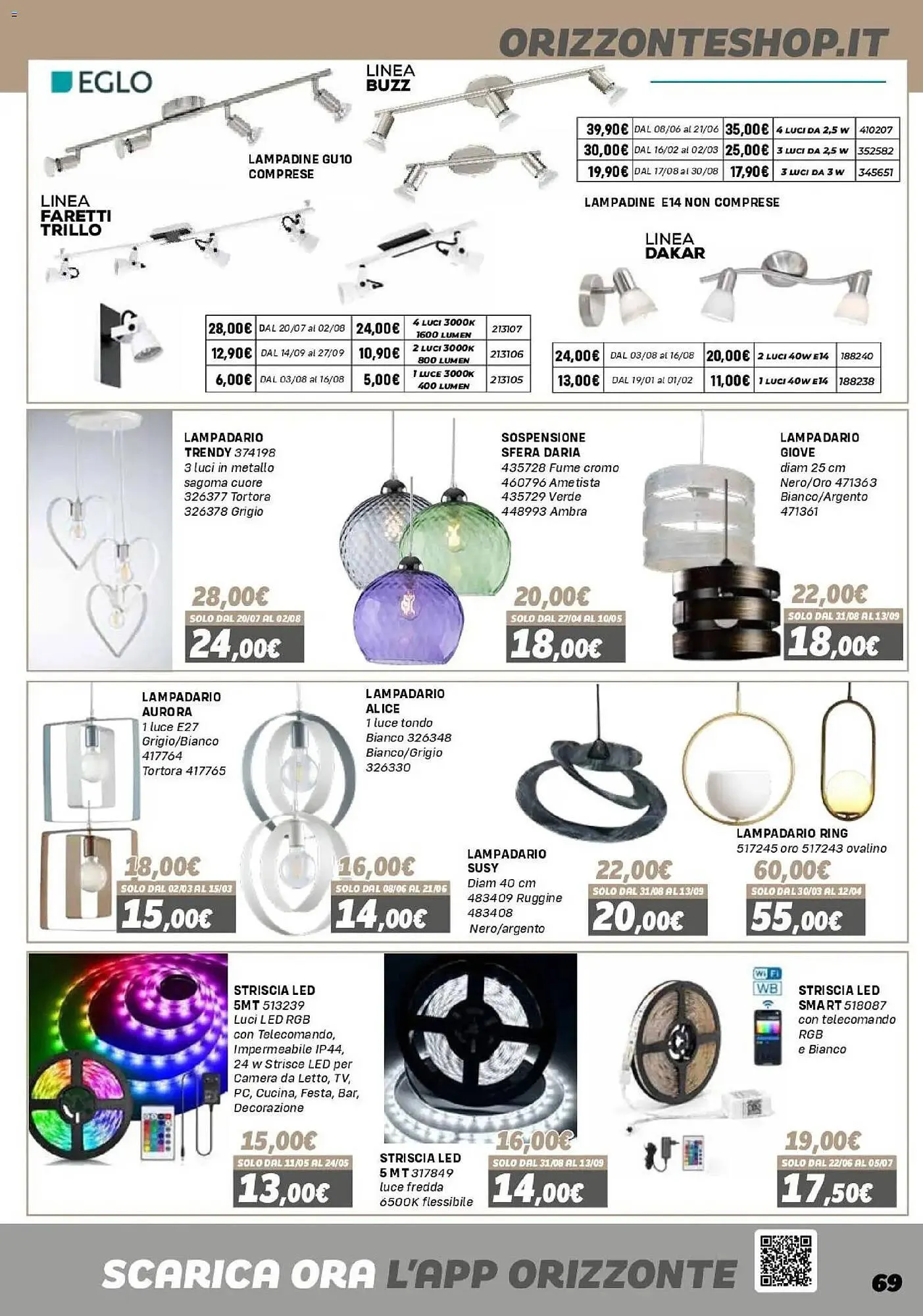 Volantino Orizzonte da 16 gennaio a 27 settembre di 2026 - Pagina del volantino 69