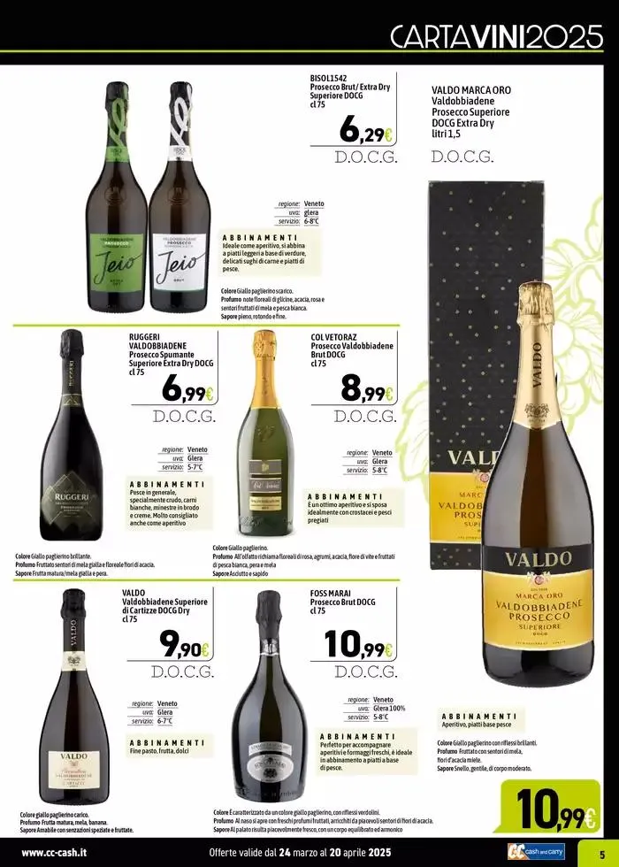 CARTA VINI 2025 da 24 marzo a 20 aprile di 2025 - Pagina del volantino 5