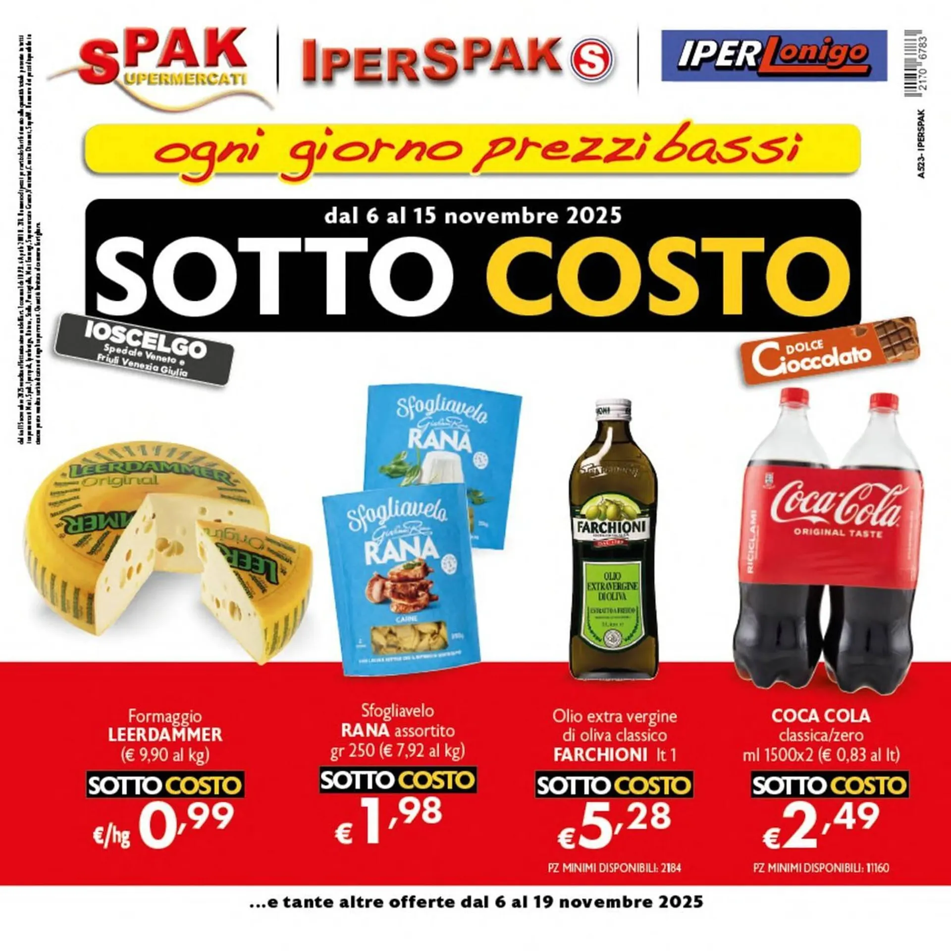 Volantino Spak Supermercati da 6 novembre a 19 novembre di 2025 - Pagina del volantino 1